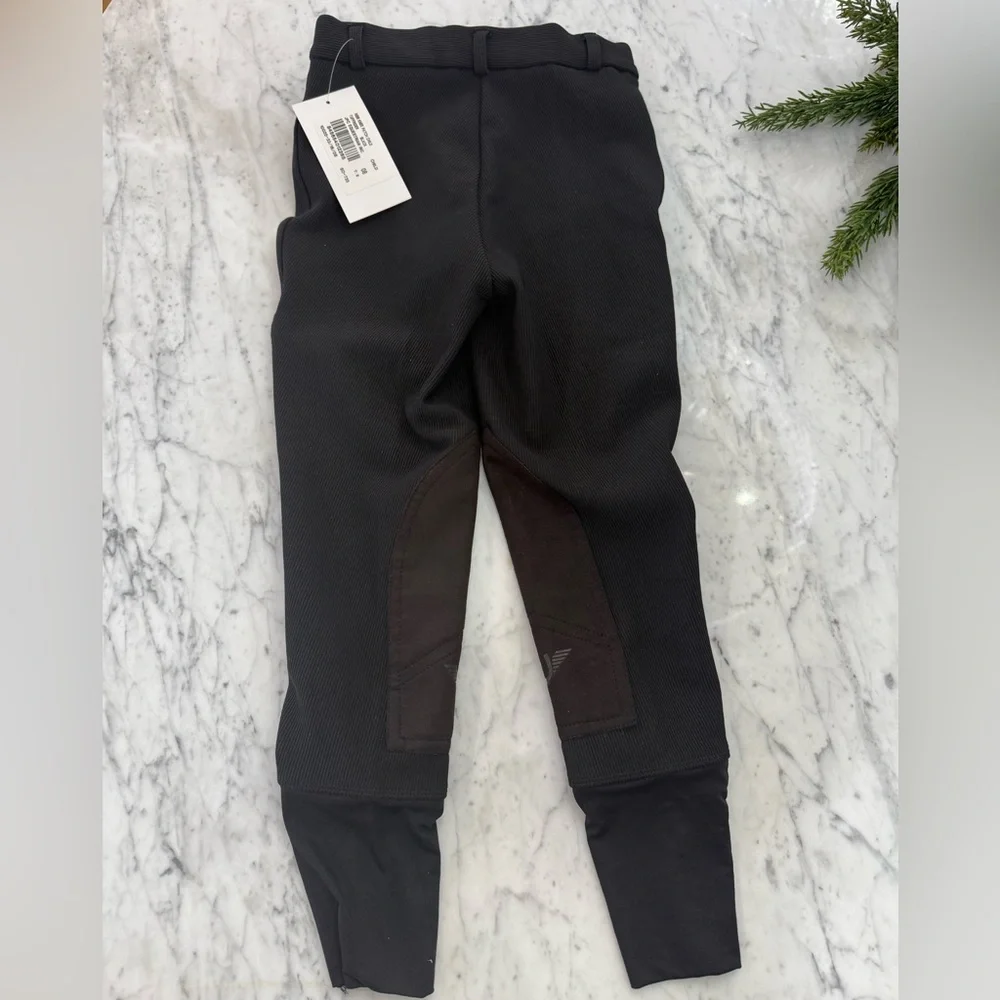 NWT Tuff Rider Kids Size 8 Black Riding Pants Breeches - Picture 6 of 6